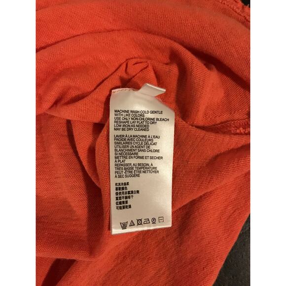 by Anthropologie Orange Raw Hem Tank Top - Size Extra Small - Picture 8 of 9